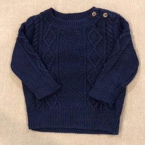 Navy sweater